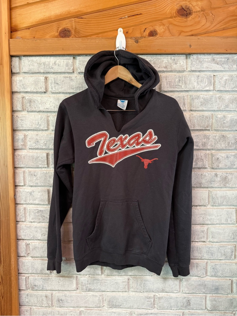 NCAA Texas Crewneck - Black and Orange Script